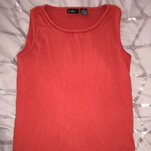 dark orange tank top
